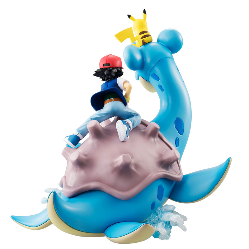 G.E.M.シリーズ ポケットモンスター サトシ＆ピカチュウ＆ラプラス 完成品フィギュア-004