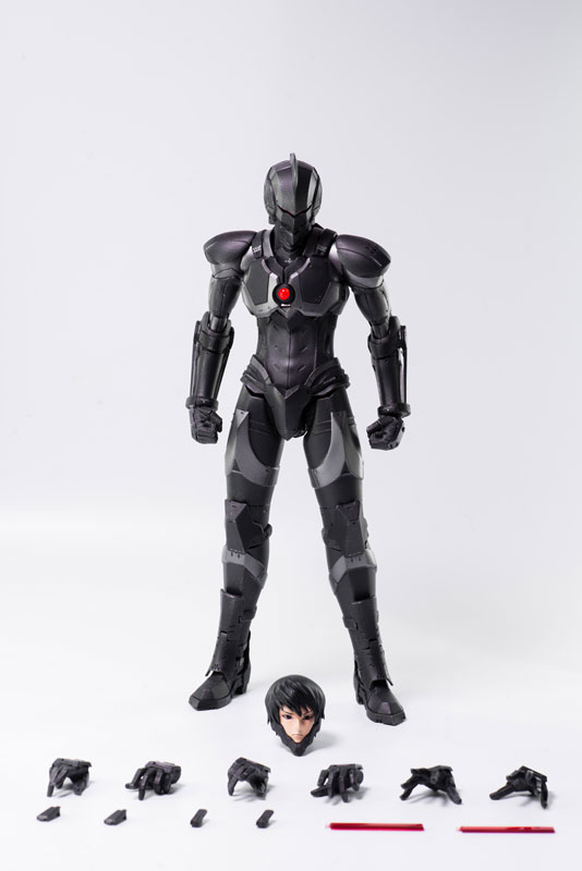 1/6 ULTRAMANスーツ ステルス・バージョン 可動フィギュア-010