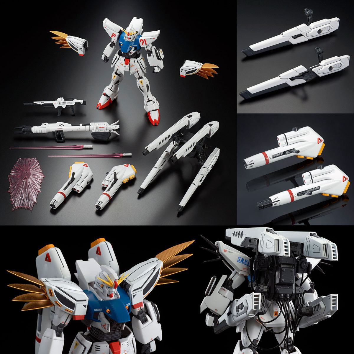 MG 1/100『ガンダムＦ91 Ver.2.0 バックキャノン装着型 ＆ ツイン・ヴェスバー装着型』プラモデル-010