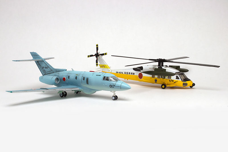 よみがえる空『航空自衛隊 UH-60J ＆ U-125A』1/144 プラモデル-002