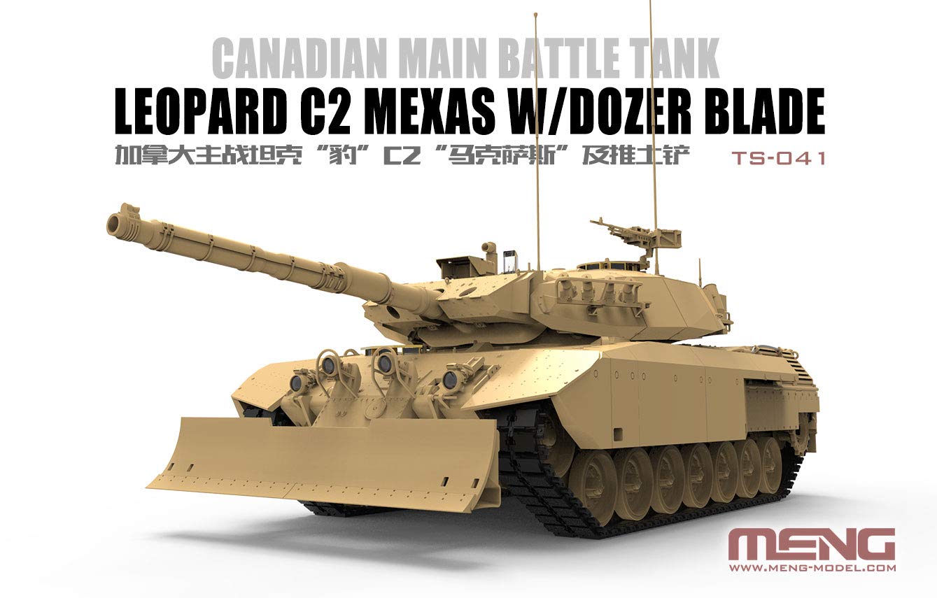 1/35『カナダ主力戦車 レオパルトC2 メクサス ドーザーブレード』プラモデル-002