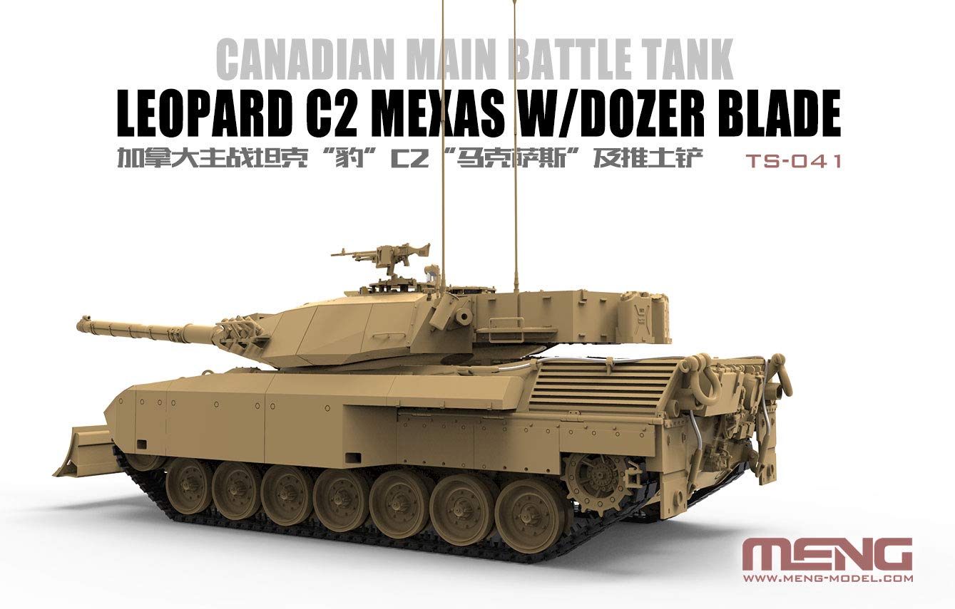 1/35『カナダ主力戦車 レオパルトC2 メクサス ドーザーブレード』プラモデル-003
