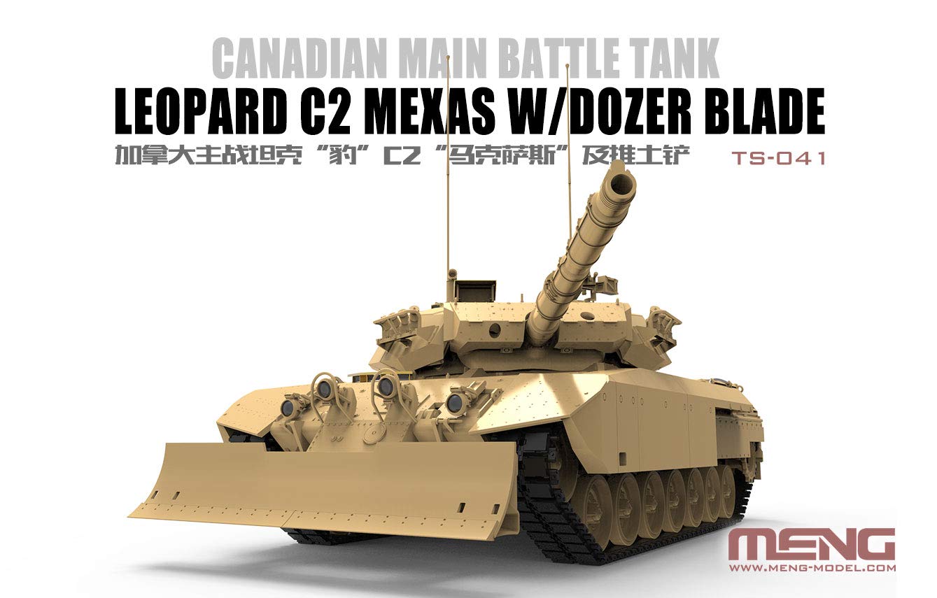 1/35『カナダ主力戦車 レオパルトC2 メクサス ドーザーブレード』プラモデル-004