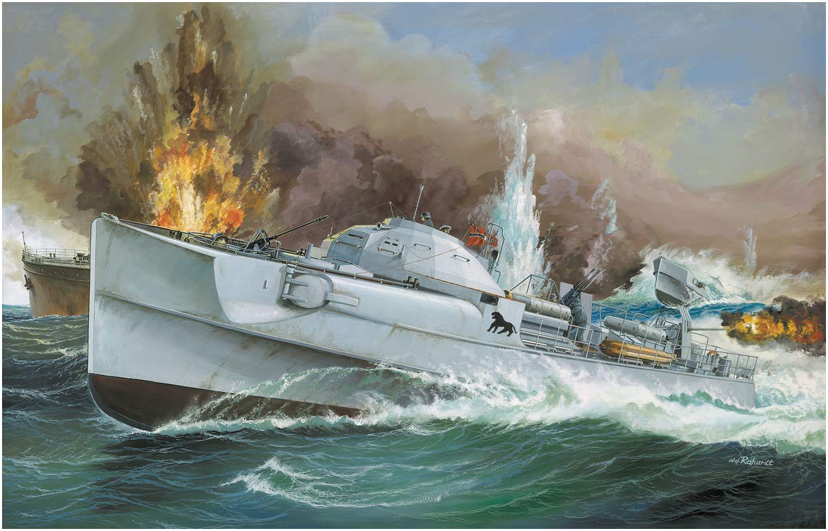1/72『ドイツ魚雷艇 S100』プラモデル-006