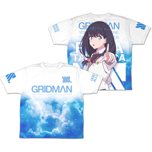 SSSS.GRIDMAN『宝多六花 両面フルグラフィックTシャツ〔Sサイズ〕』Tシャツ-001