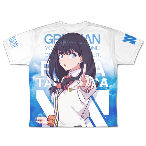 SSSS.GRIDMAN『宝多六花 両面フルグラフィックTシャツ〔Sサイズ〕』Tシャツ-003