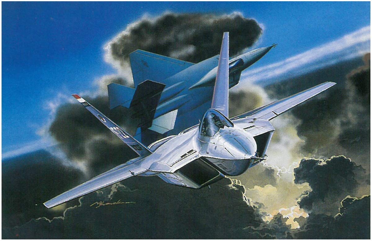 1/72『YF-22 ラプター試作型』プラモデル-001