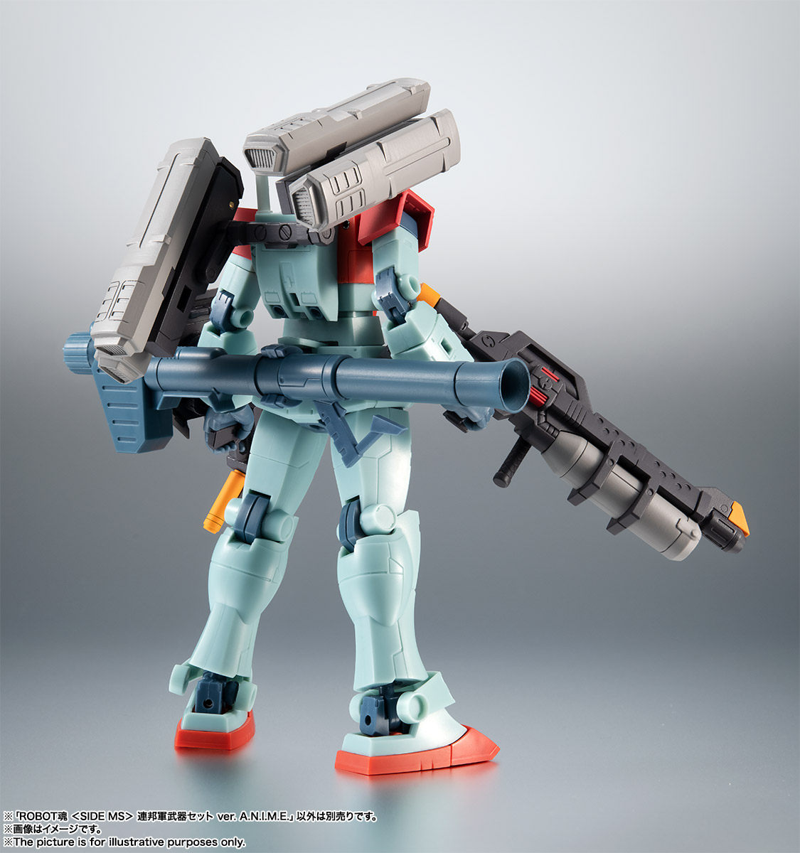 ROBOT魂〈SIDE MS〉『連邦軍武器セット ver. A.N.I.M.E.』ガンダム 完成品フィギュア-004