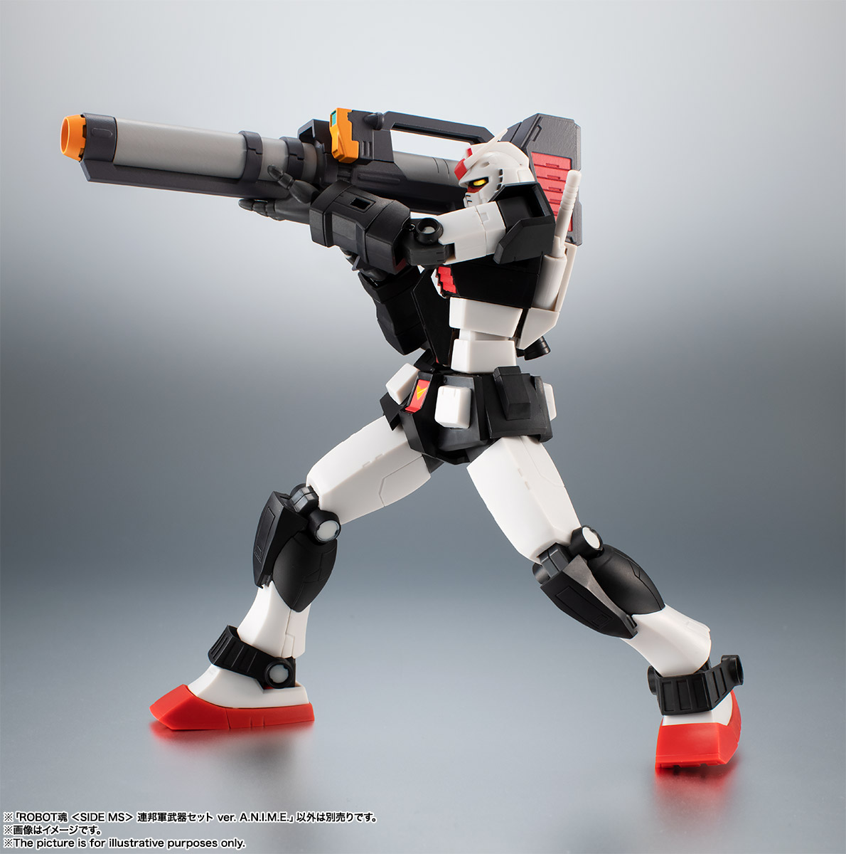 ROBOT魂〈SIDE MS〉『連邦軍武器セット ver. A.N.I.M.E.』ガンダム 完成品フィギュア-008