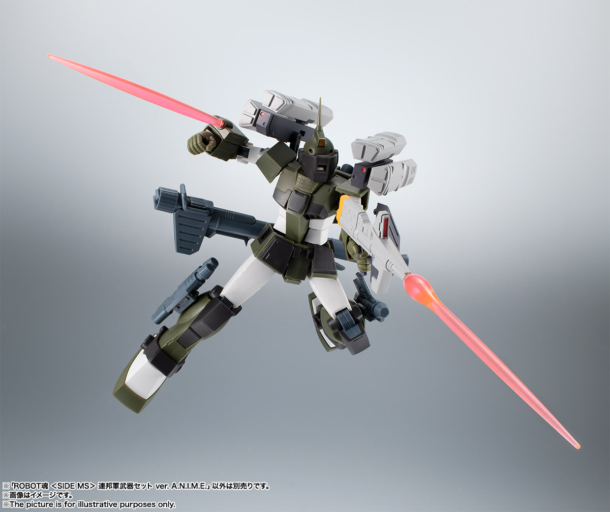 ROBOT魂〈SIDE MS〉『連邦軍武器セット ver. A.N.I.M.E.』ガンダム 完成品フィギュア-016