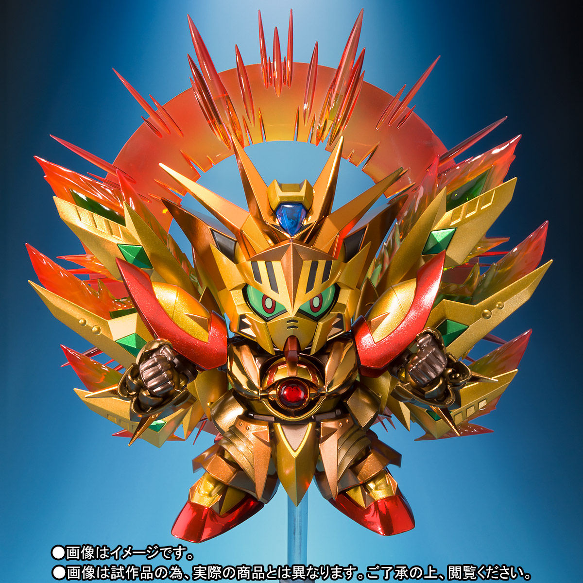 SDX『太陽騎士ゴッドガンダム 明鏡止水ゴールドバージョン』新SDガンダム外伝 可動フィギュア-005