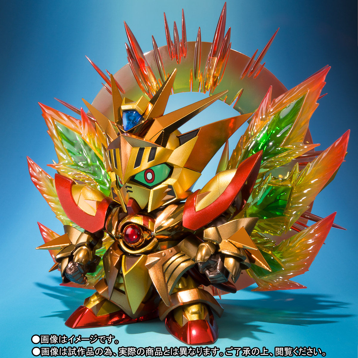 SDX『太陽騎士ゴッドガンダム 明鏡止水ゴールドバージョン』新SDガンダム外伝 可動フィギュア-009