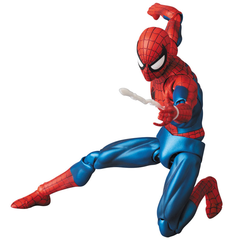 【再販】マフェックス No.075 MAFEX『SPIDER-MAN（COMIC Ver.）』スパイダーマン 可動フィギュア-002