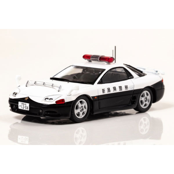 RAI'S 1/43『三菱 GTO Twin Turbo MR（Z16A）1994 新潟県警察高速道路交通警察隊車両（502）』ミニカー