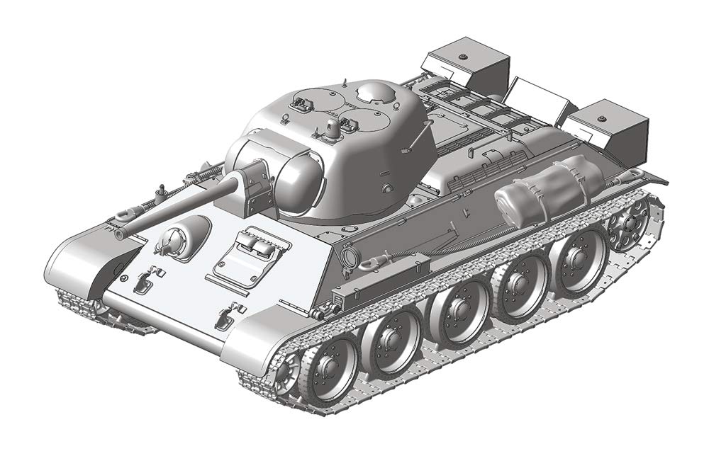 1/35『T-34/76 ソビエト中戦車 1943年型ウラルマシ製』プラモデル-002