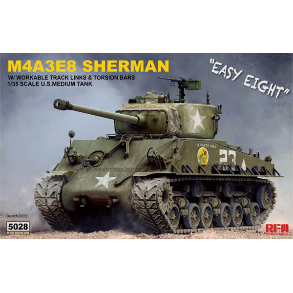 1/35『M4A3E8 シャーマン中戦車 イージーエイト w/可動式履帯』プラモデル