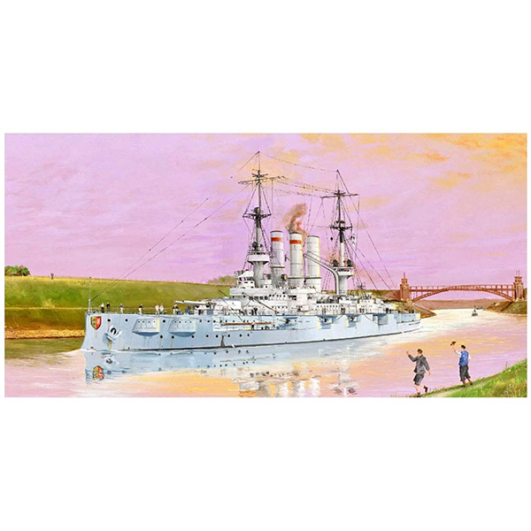 1/350『ドイツ海軍 戦艦 シュレスヴィヒ・ホルシュタイン 1908』プラモデル