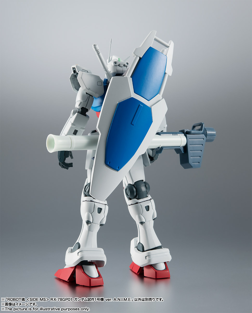 ROBOT魂〈SIDE MS〉『RX-78GP01 ガンダム試作1号機 ver. A.N.I.M.E.』可動フィギュア-011