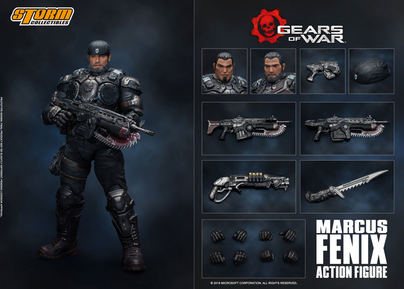 Gears of War（ギアーズ・オブ・ウォー）『マーカス・フェニックス』可動フィギュア-017
