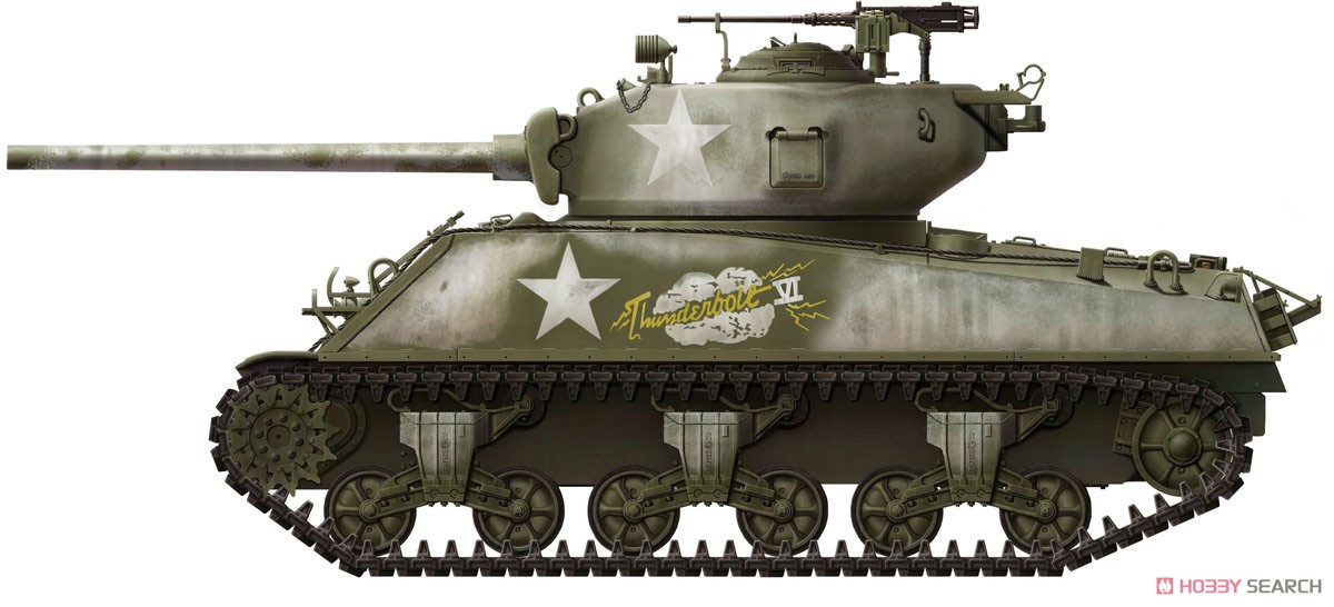 1/35『アメリカ中戦車 M4A3（76）W』プラモデル-009