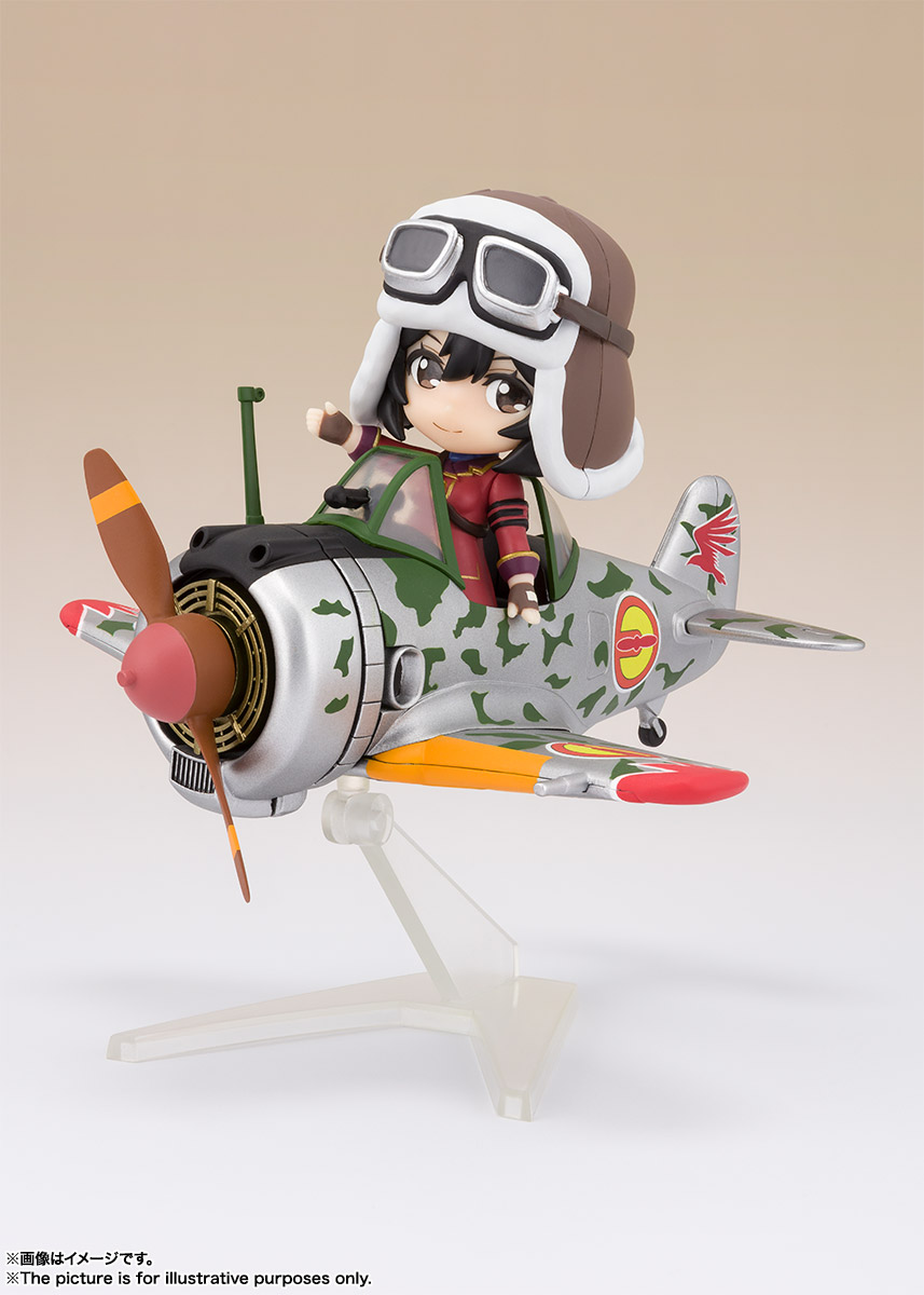 Figuarts mini『キリエ＆隼一型（キリエ仕様）』荒野のコトブキ飛行隊 可動フィギュア-001