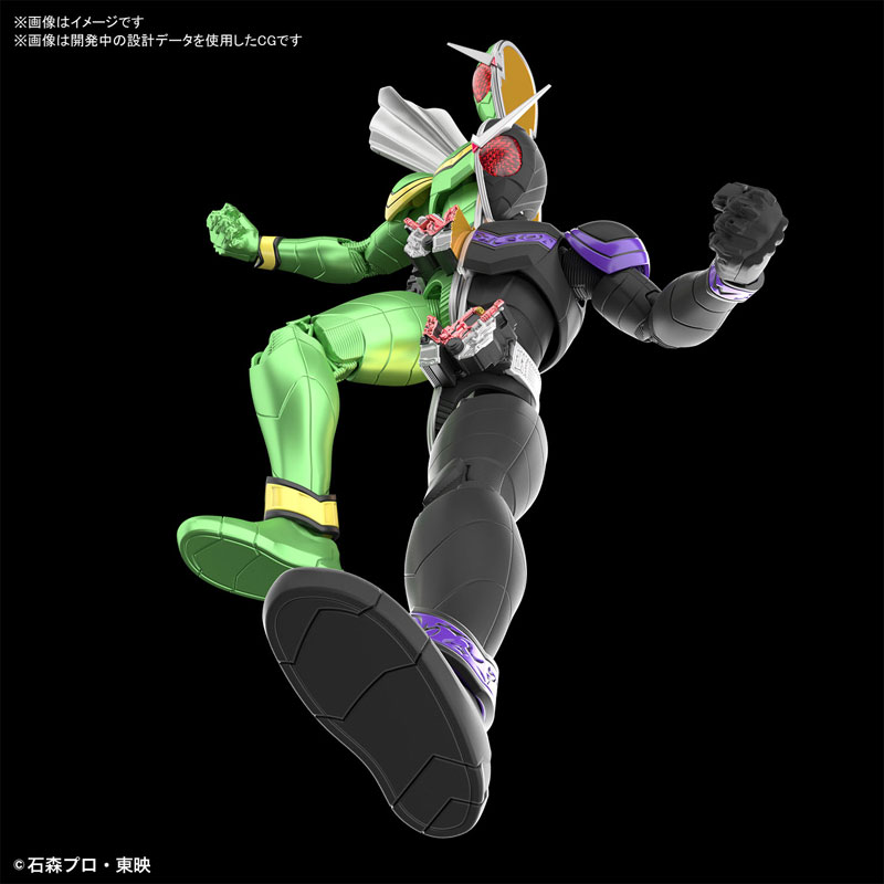 Figure-rise Standard『仮面ライダーW サイクロンジョーカー』プラモデル-003