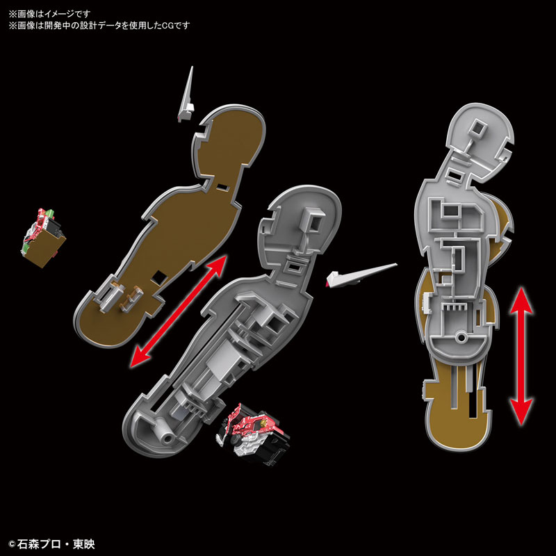 Figure-rise Standard『仮面ライダーW サイクロンジョーカー』プラモデル-006