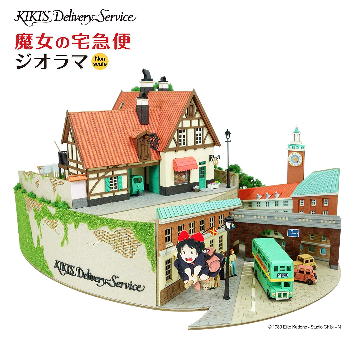 みにちゅあーとキット スタジオジブリシリーズ『魔女の宅急便ジオラマ』模型-014