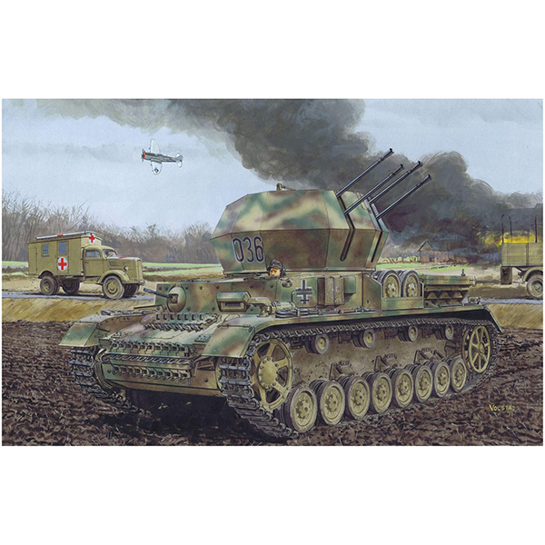 1/35『WW.II ドイツ軍 IV号対空戦車 ヴィルベルヴィント初期生産型（2 in 1）』プラモデル