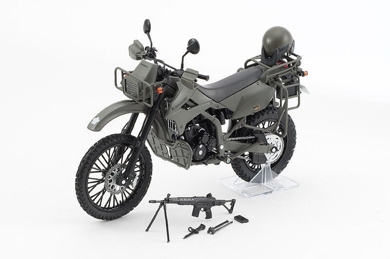 【再販】リトルアーモリー LM002『陸上自衛隊偵察オートバイ DX版』1/12 ミニカー-001