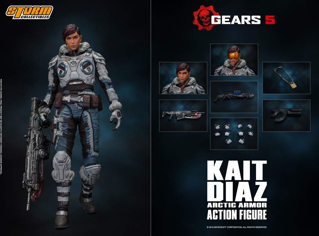 Gears 5（ギアーズ5）『ケイト・ディアス アーティックアーマー』可動フィギュア-011