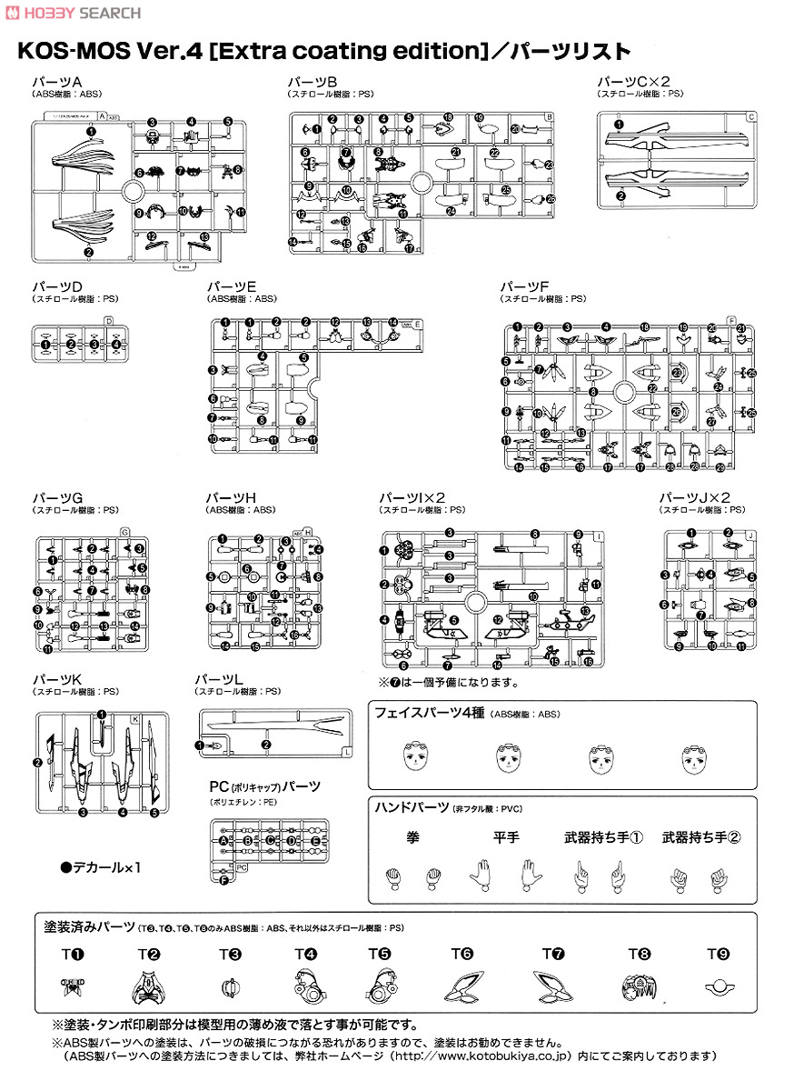 【再販】ゼノサーガIII『KOS-MOS（コスモス）Ver.4 エクストラコーティングエディション』1/12 プラモデル-038