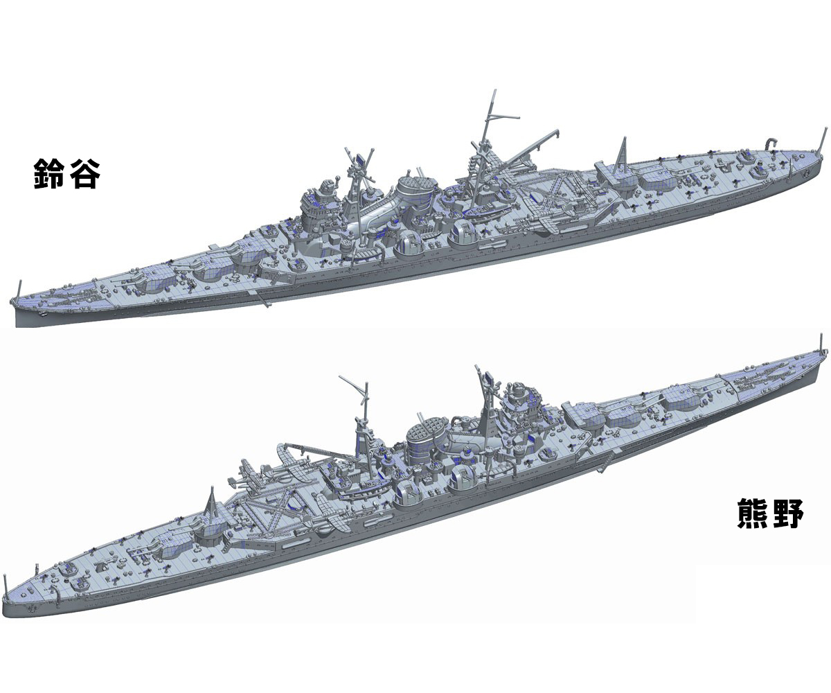 1/700 特シリーズ No.27『日本海軍重巡洋艦 鈴谷（昭和19年/捷一号作戦）』プラモデル-001