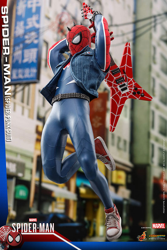 ビデオゲーム マスターピース『スパイダーマン スパイダーパンクスーツ』可動フィギュア-003