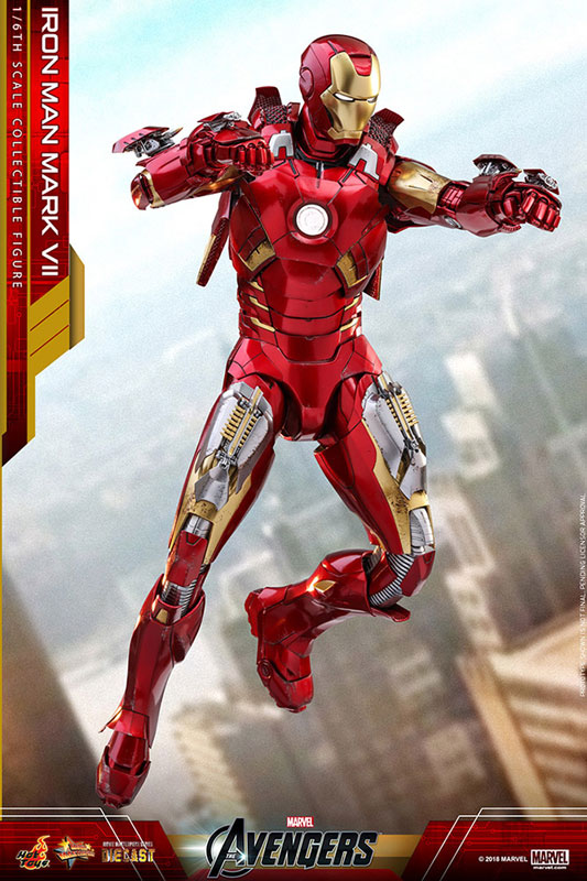 ムービー・マスターピース DIECAST『アイアンマン・マーク7｜アベンジャーズ』1/6 可動フィギュア-014