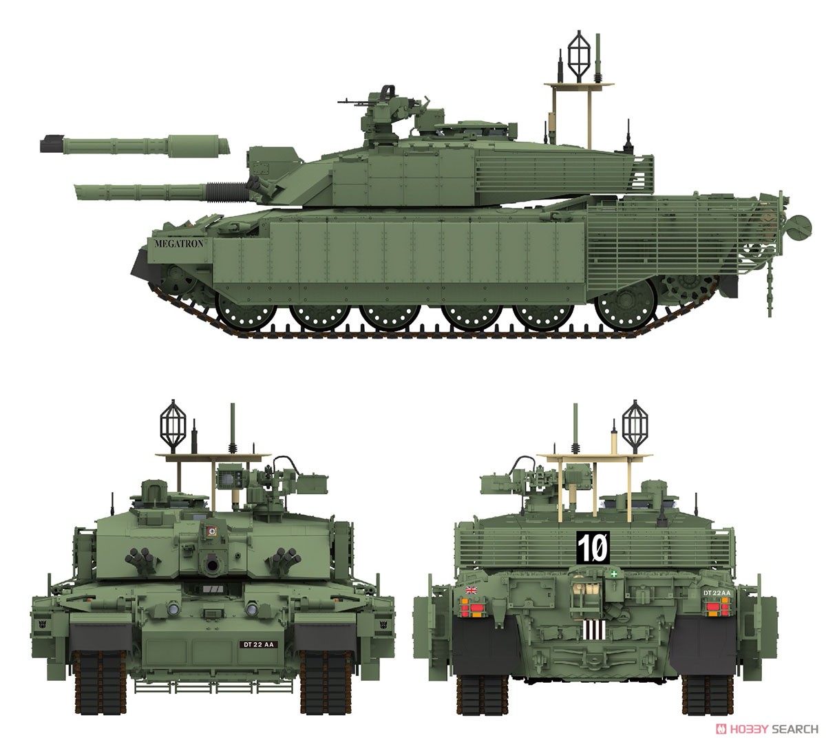 1/35『チャレンジャー2 TES「メガトロン」イギリス軍主力戦車』プラモデル-009