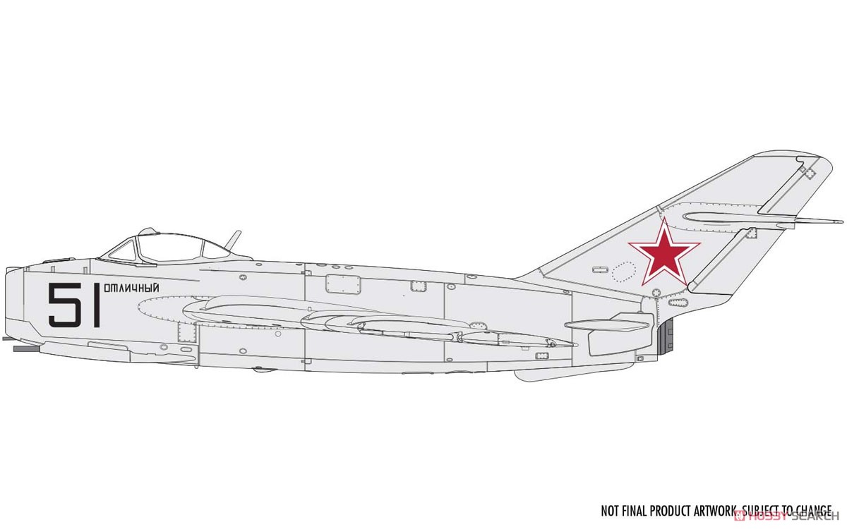 1/72『ミコヤン・グレヴィッチ MiG-17 フレスコ（瀋陽飛機工廠 J-5）』プラモデル-007