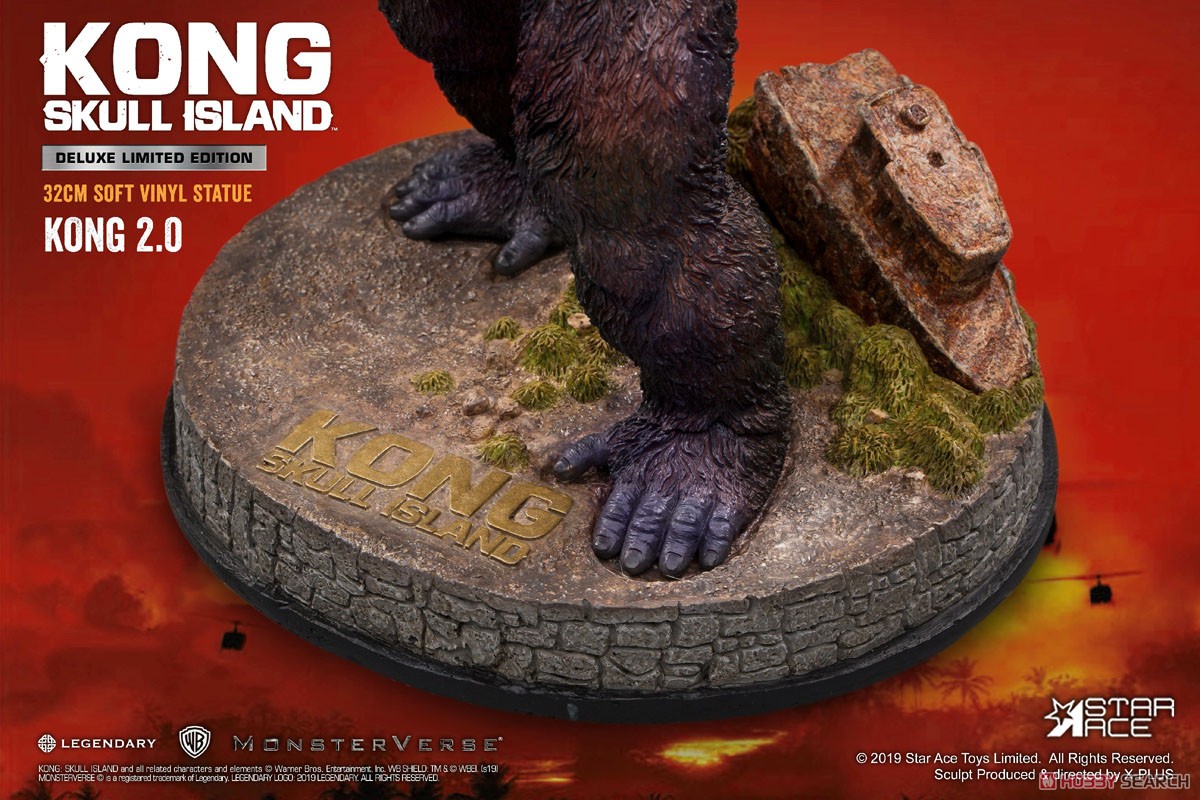 キングコング: 髑髏島の巨神『コング 2.0 ソフビ スタチュー（デラックス版）』完成品フィギュア-005