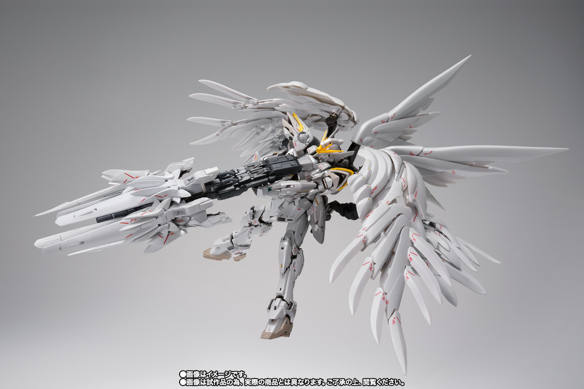 【限定販売】GUNDAM FIX FIGURATION METAL COMPOSITE『ウイングガンダム スノーホワイト プレリュード』新機動戦記ガンダムW 可変可動フィギュア-006