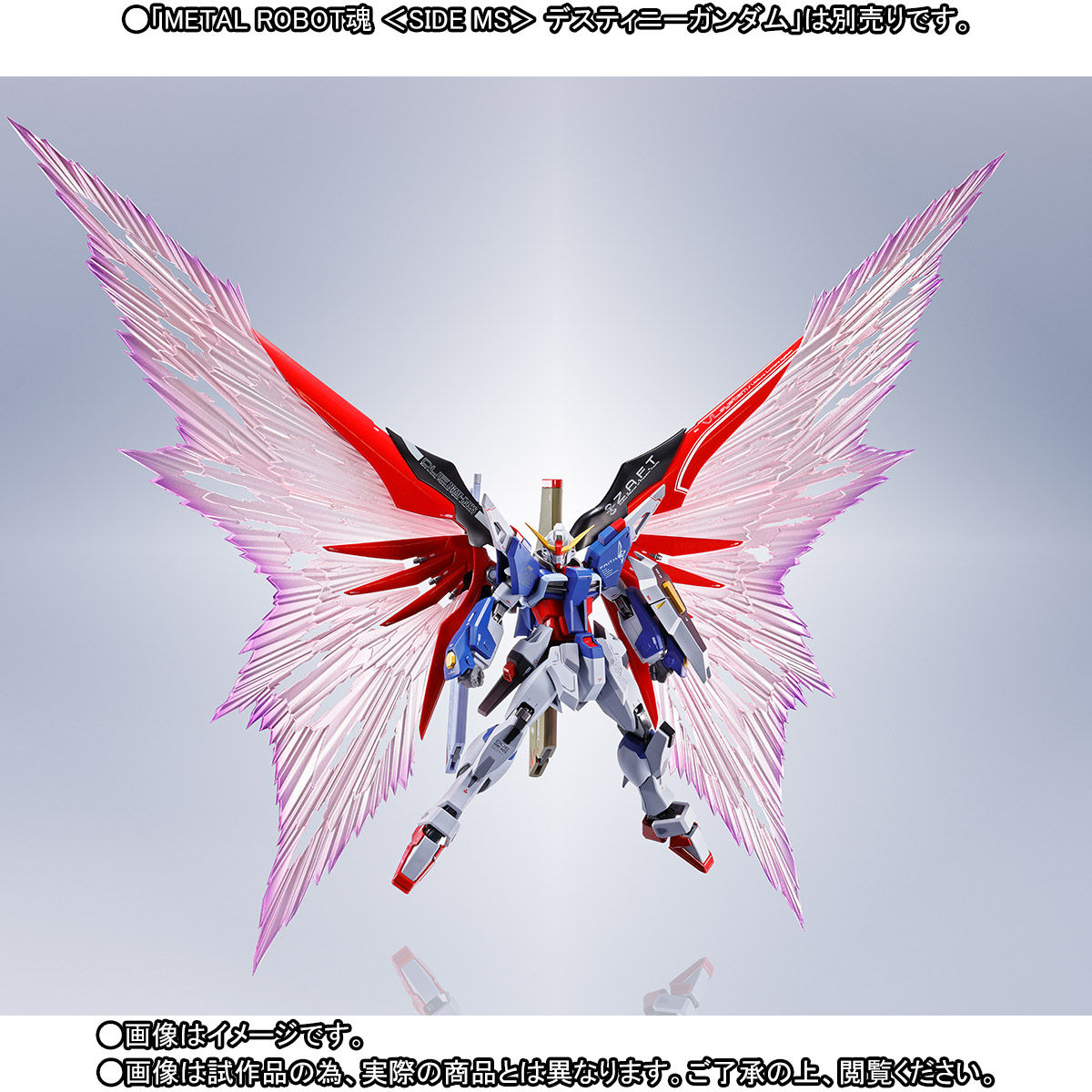 METAL ROBOT魂〈SIDE MS〉『デスティニーガンダム専用光の翼＆エフェクトセット』可動フィギュア-005