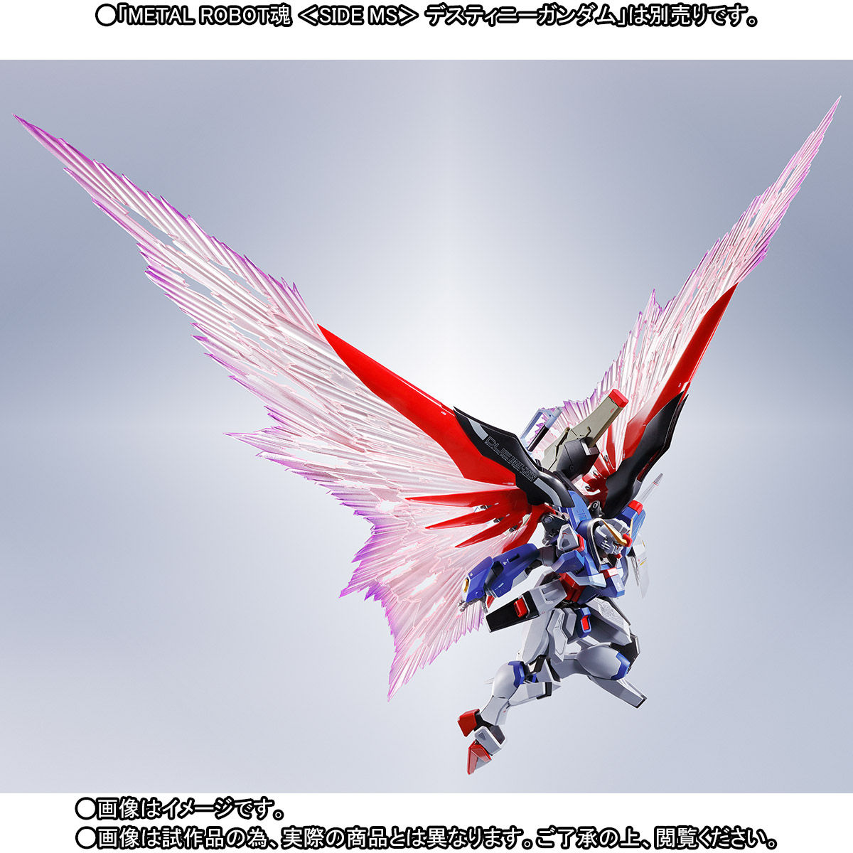 METAL ROBOT魂〈SIDE MS〉『デスティニーガンダム専用光の翼＆エフェクトセット』可動フィギュア-006