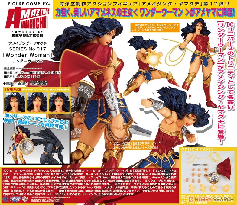 フィギュアコンプレックス アメイジング・ヤマグチ No.017『Wonder Woman（ワンダーウーマン）』可動フィギュア-013