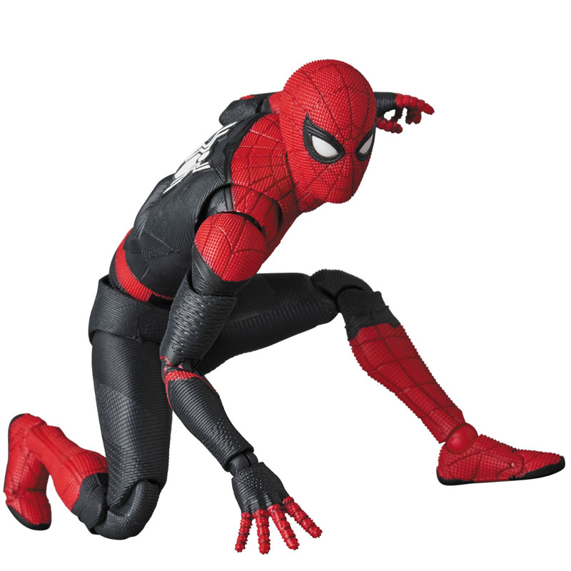 マフェックス No.113 MAFEX『スパイダーマン アップグレードスーツ／ SPIDER-MAN Upgraded Suit』アクションフィギュア-009