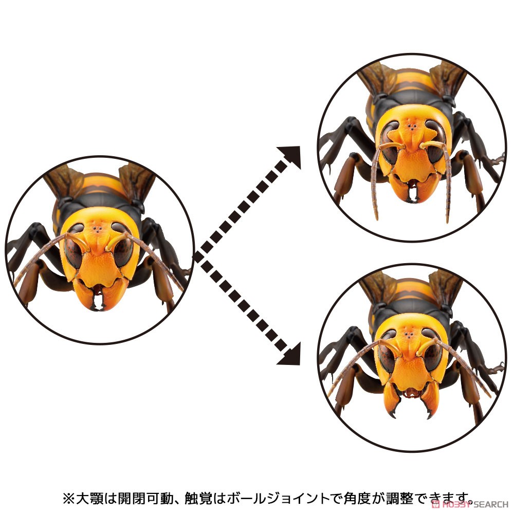 リボジオ『オオスズメバチ』REVOGEO 可動フィギュア-016