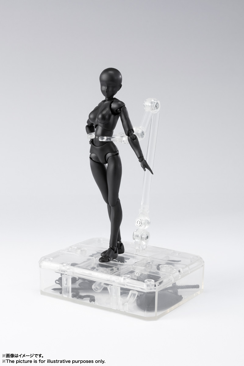 S.H.Figuarts『ボディちゃん DX SET 2（Solid black Color Ver.）』可動フィギュア-007