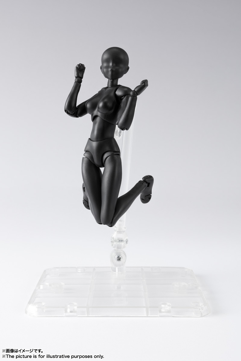 S.H.Figuarts『ボディちゃん DX SET 2（Solid black Color Ver.）』可動フィギュア-008