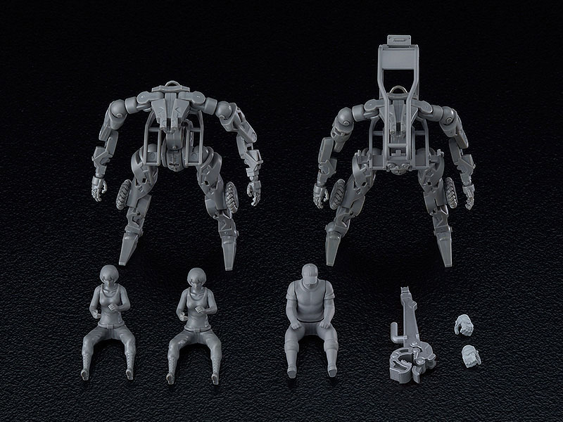 MODEROID『汎用作業用エグゾフレーム（グレー）』OBSOLETE 1/35 プラモデル-005