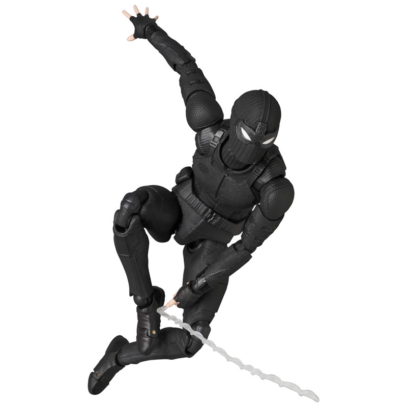 マフェックス No.125 MAFEX『スパイダーマン ステルススーツ／SPIDER-MAN Stealth Suit』可動フィギュア-007