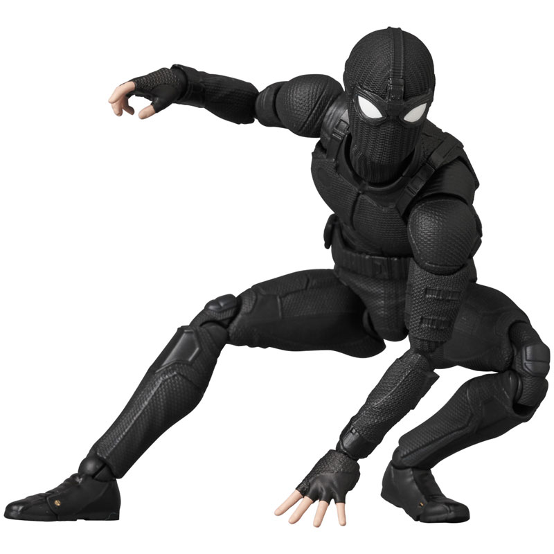 マフェックス No.125 MAFEX『スパイダーマン ステルススーツ／SPIDER-MAN Stealth Suit』可動フィギュア-008