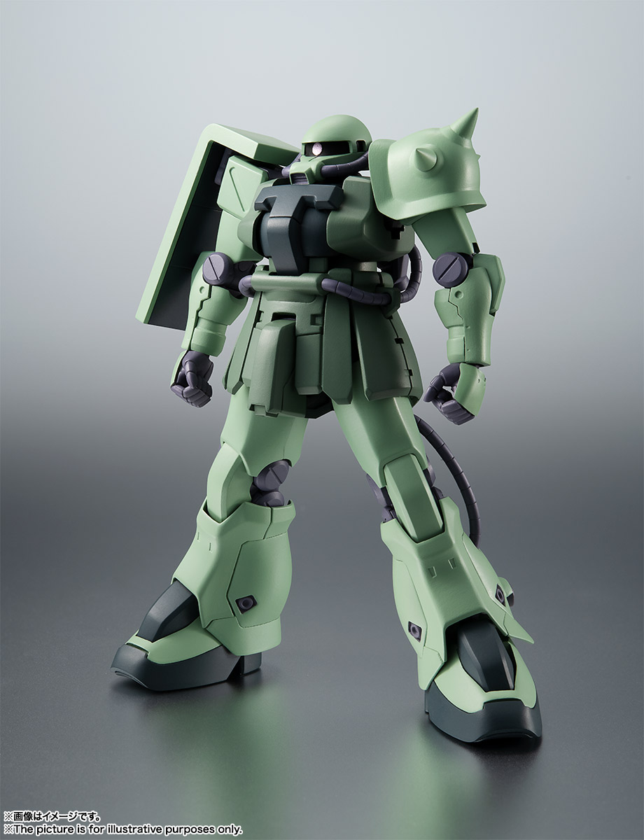 ROBOT魂〈SIDE MS〉『MS-06F-2 ザクII F2型 ver. A.N.I.M.E.』機動戦士ガンダム0083 可動フィギュア-001